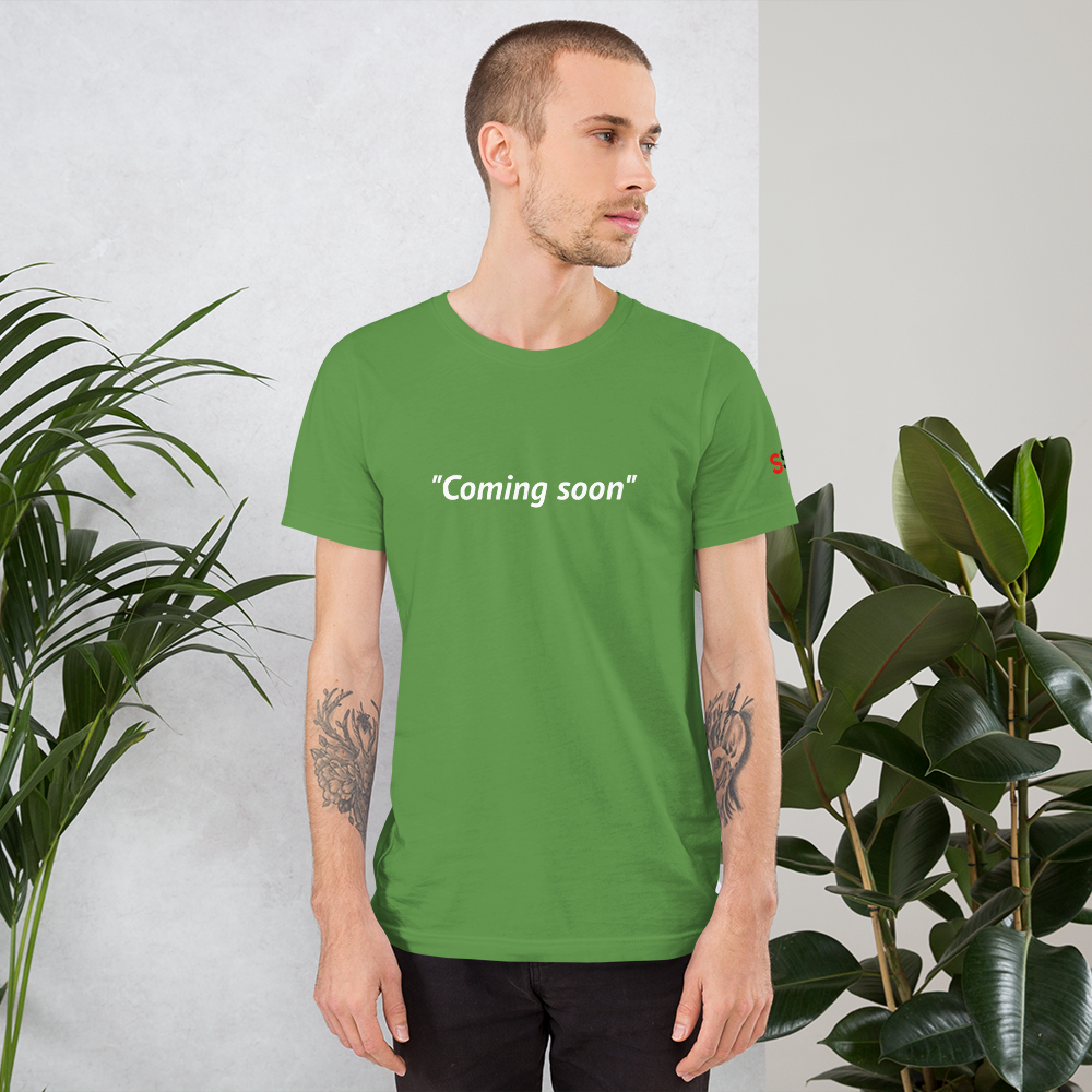 Tee-shirt Vert "Coming soon"